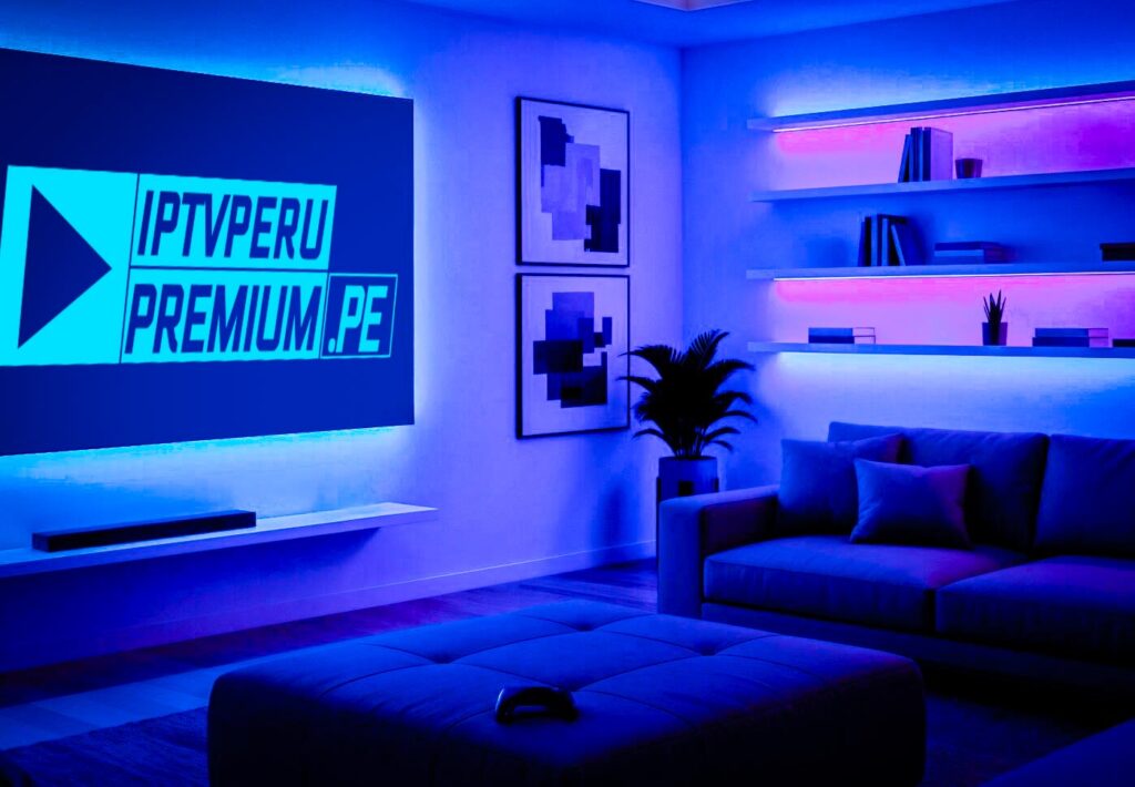 Televisor mostrando galería de películas y series en HD y 4K para streaming