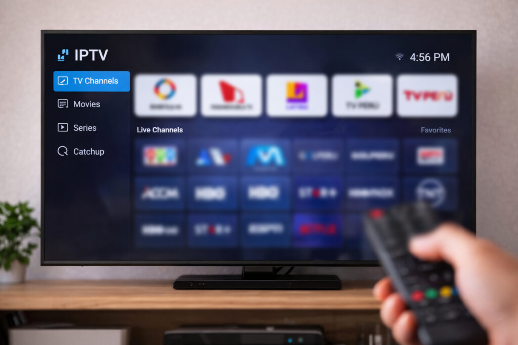 IPTV en Perú funcionando en Smart TV con conexión a internet